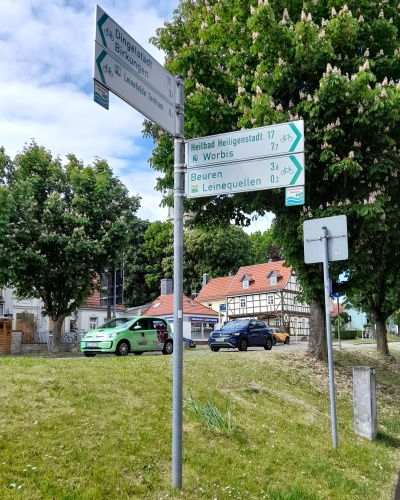 Radweg-Ausschilderung 