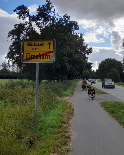 auf dem Weg nach Gl�ckstadt
