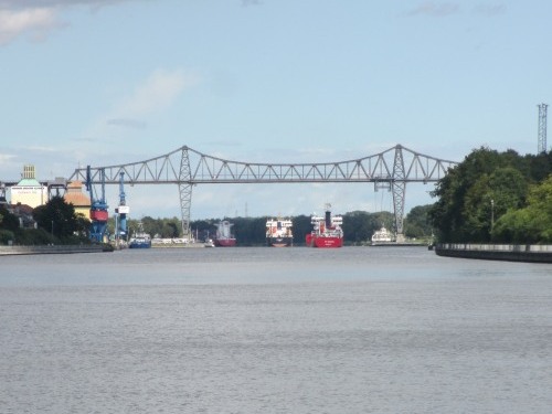 Hochbr�cke Rendsburg